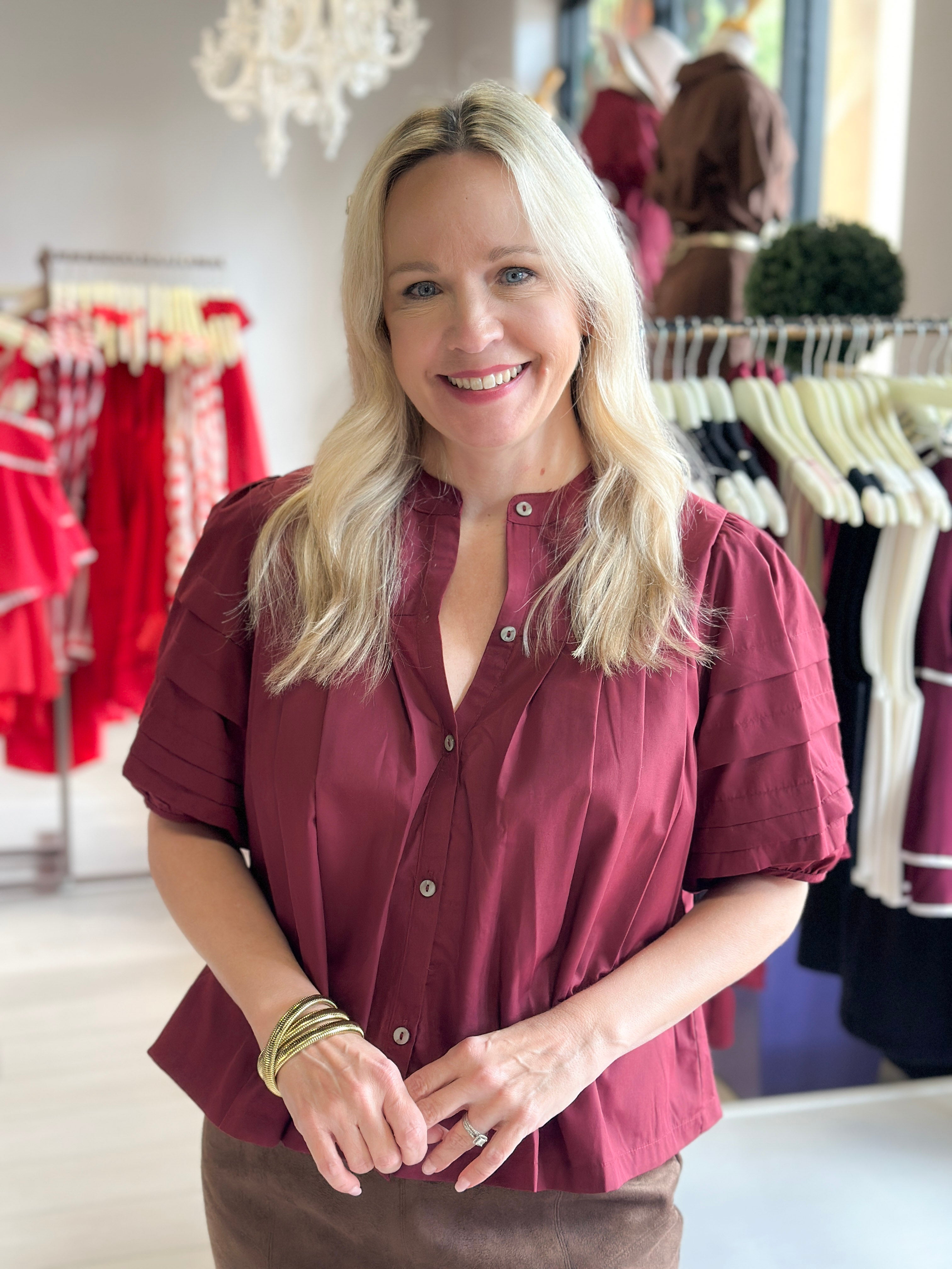 Dramatic Difference Blouse- 2 Colors