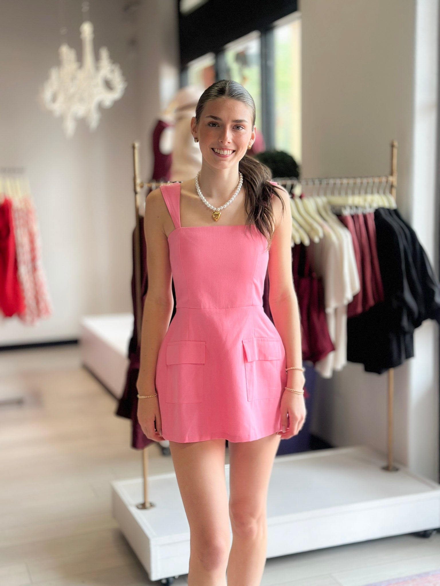 Lovely Linen Romper Dress