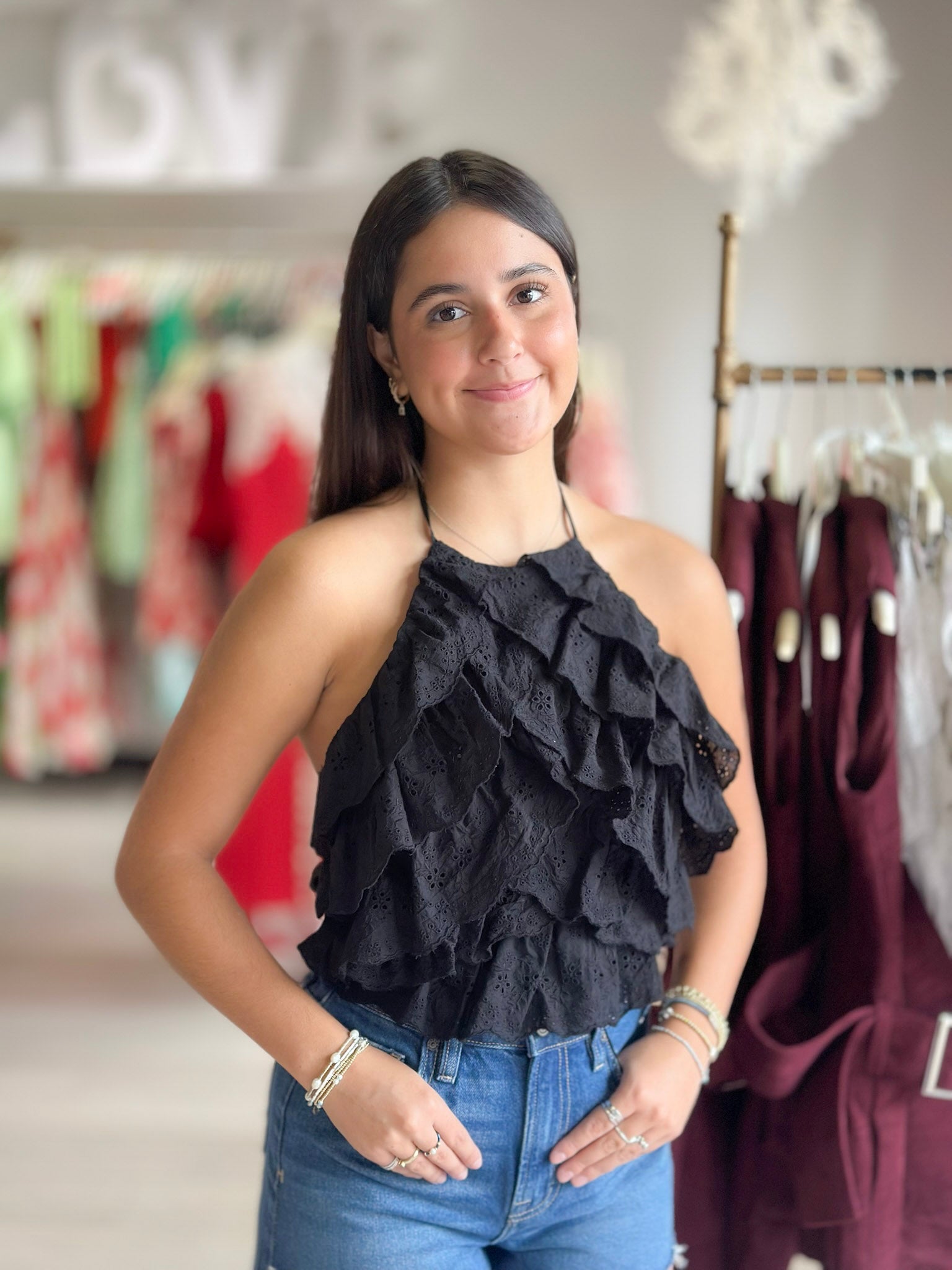 Made the Cut Top- Black or White