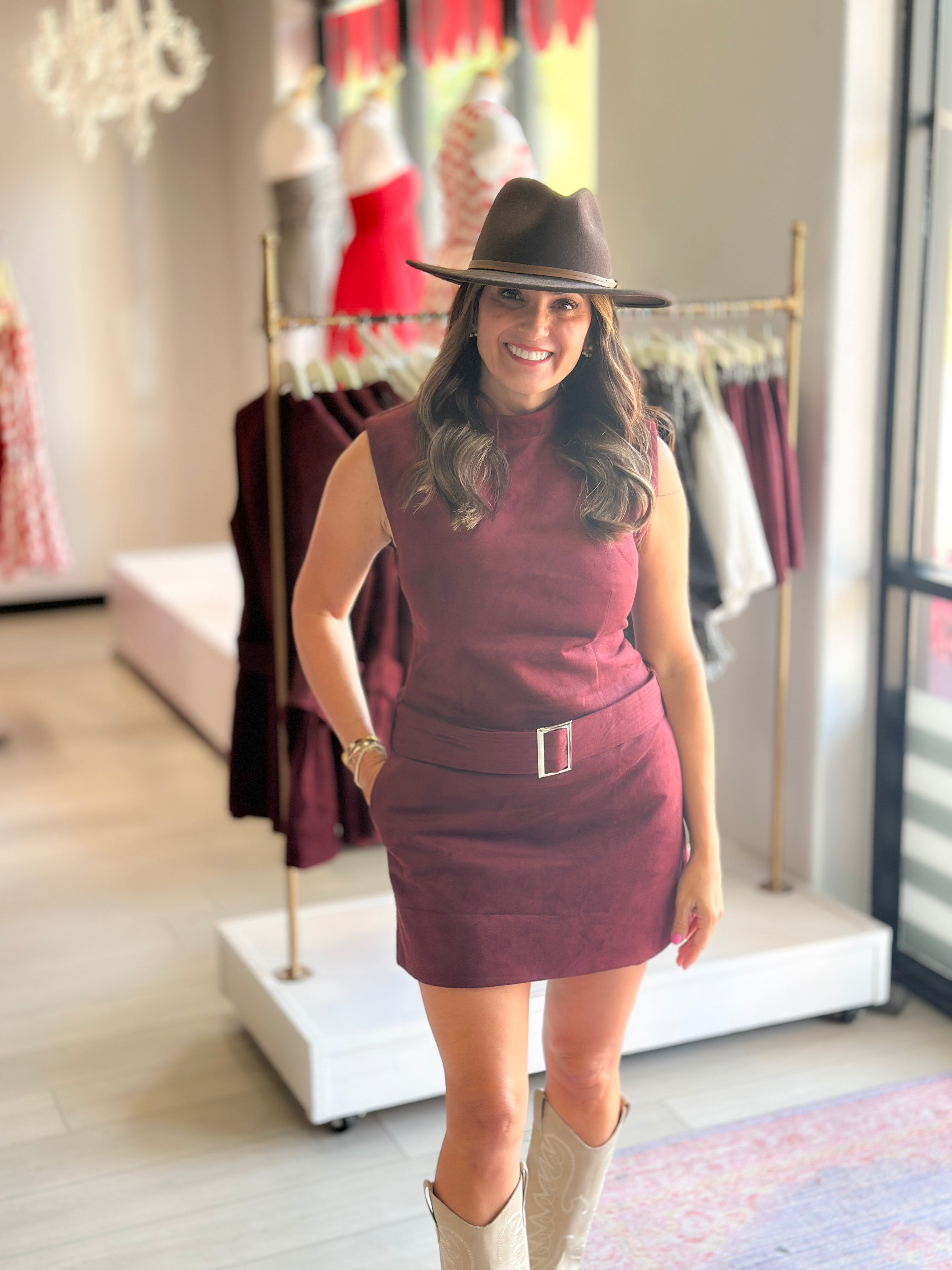 Heavenly Hues Suede Dress -2 Colors