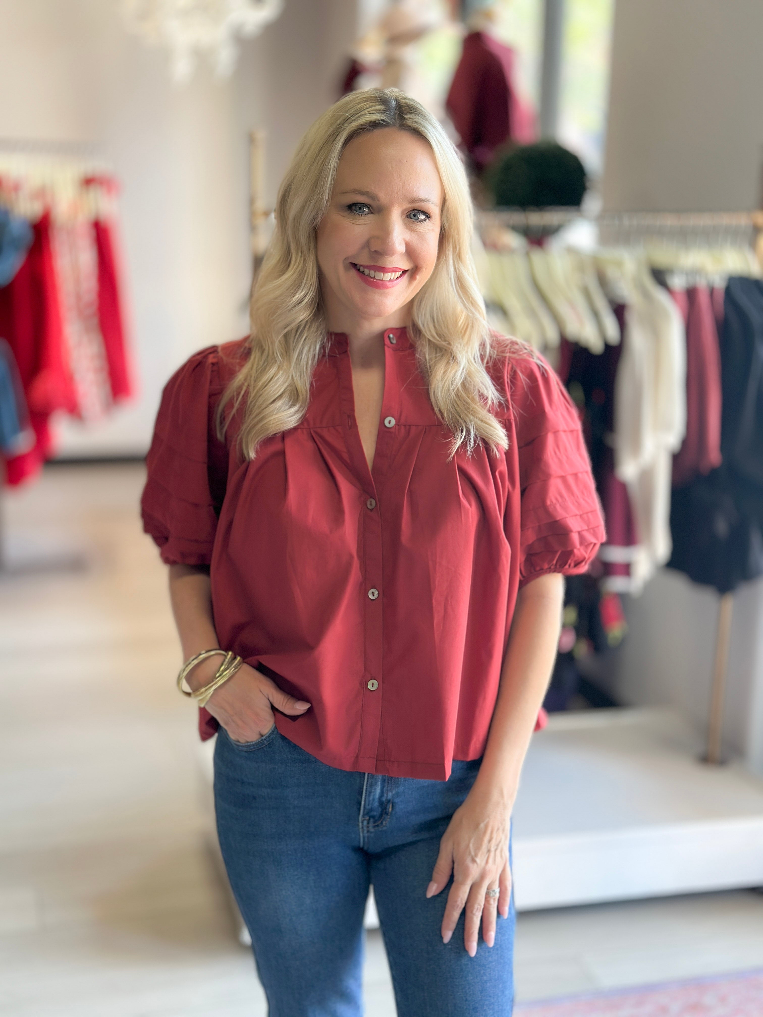 Dramatic Difference Blouse- 2 Colors