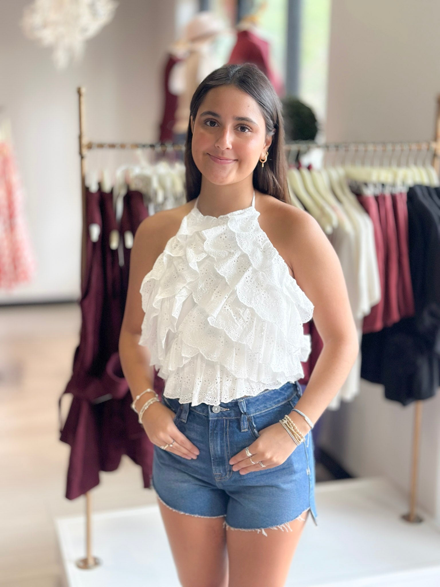 Made the Cut Top- Black or White