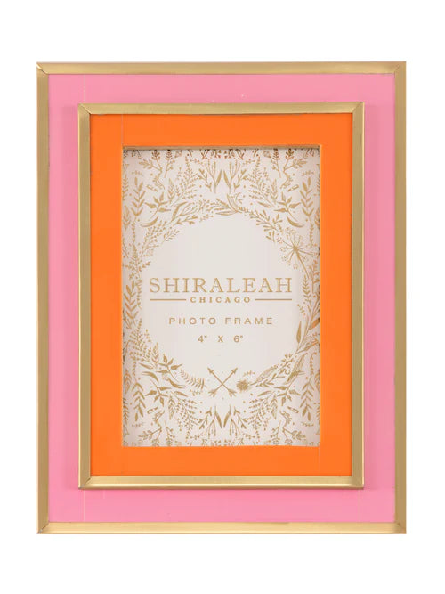 Pink/Orange Photo Frame