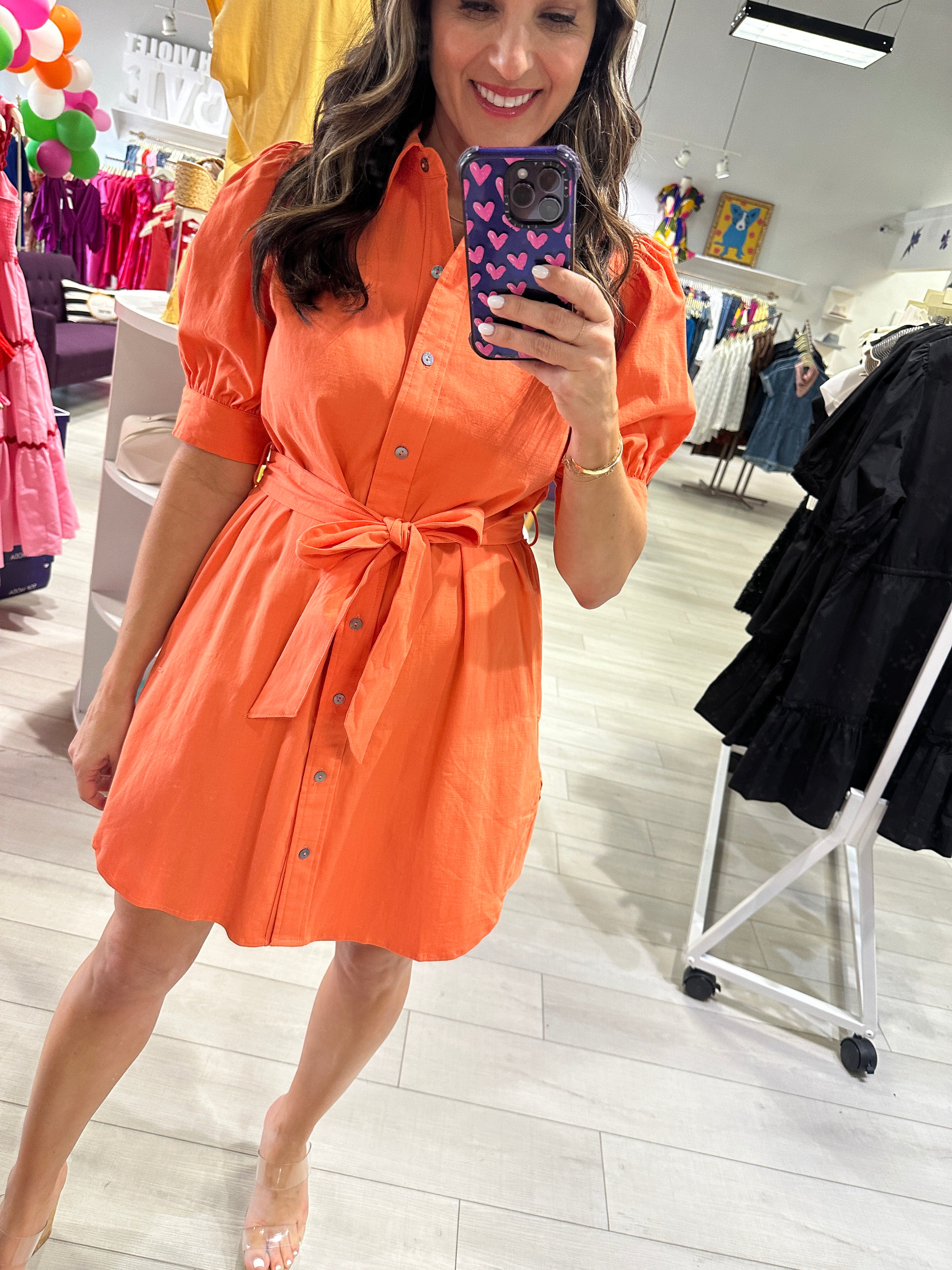 Inspire Me Dress Orange