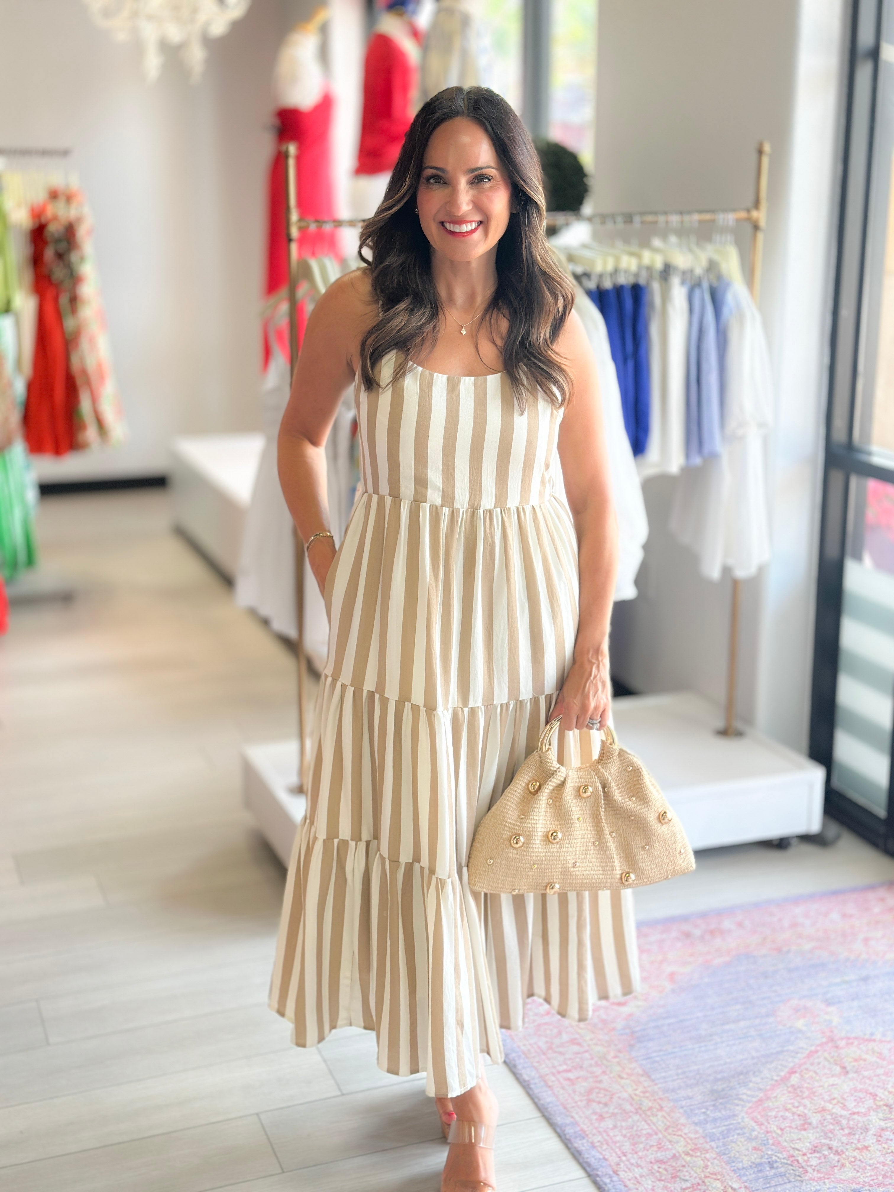Valera Striped Midi