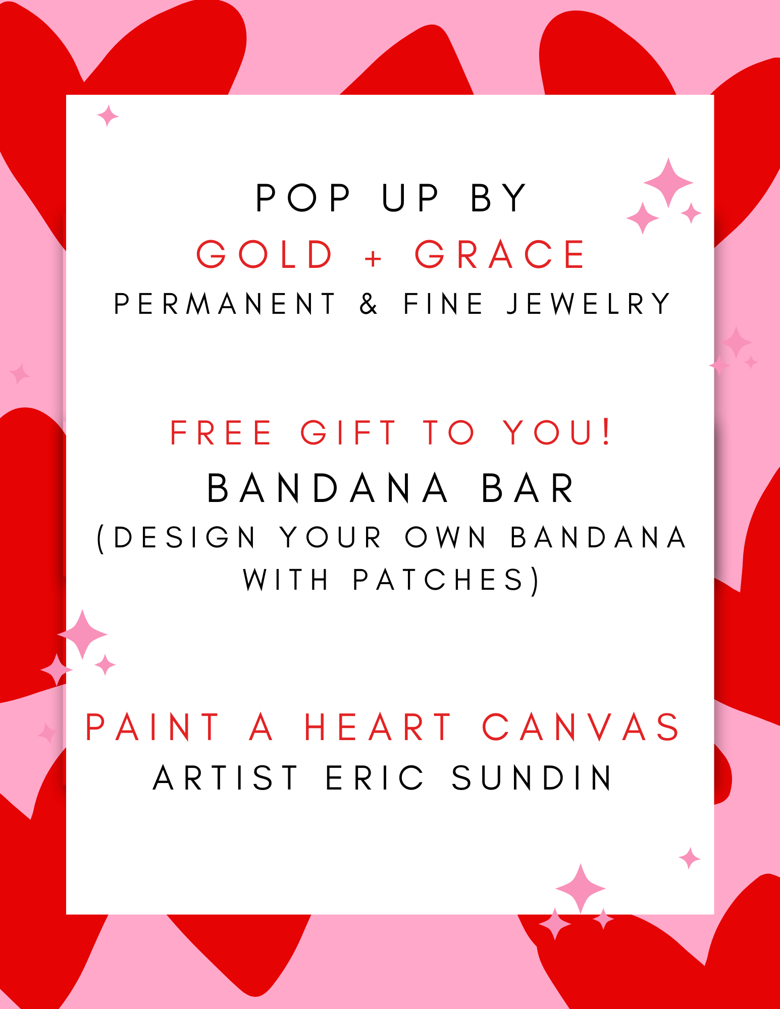 Heart Canvas -Galentine's Event