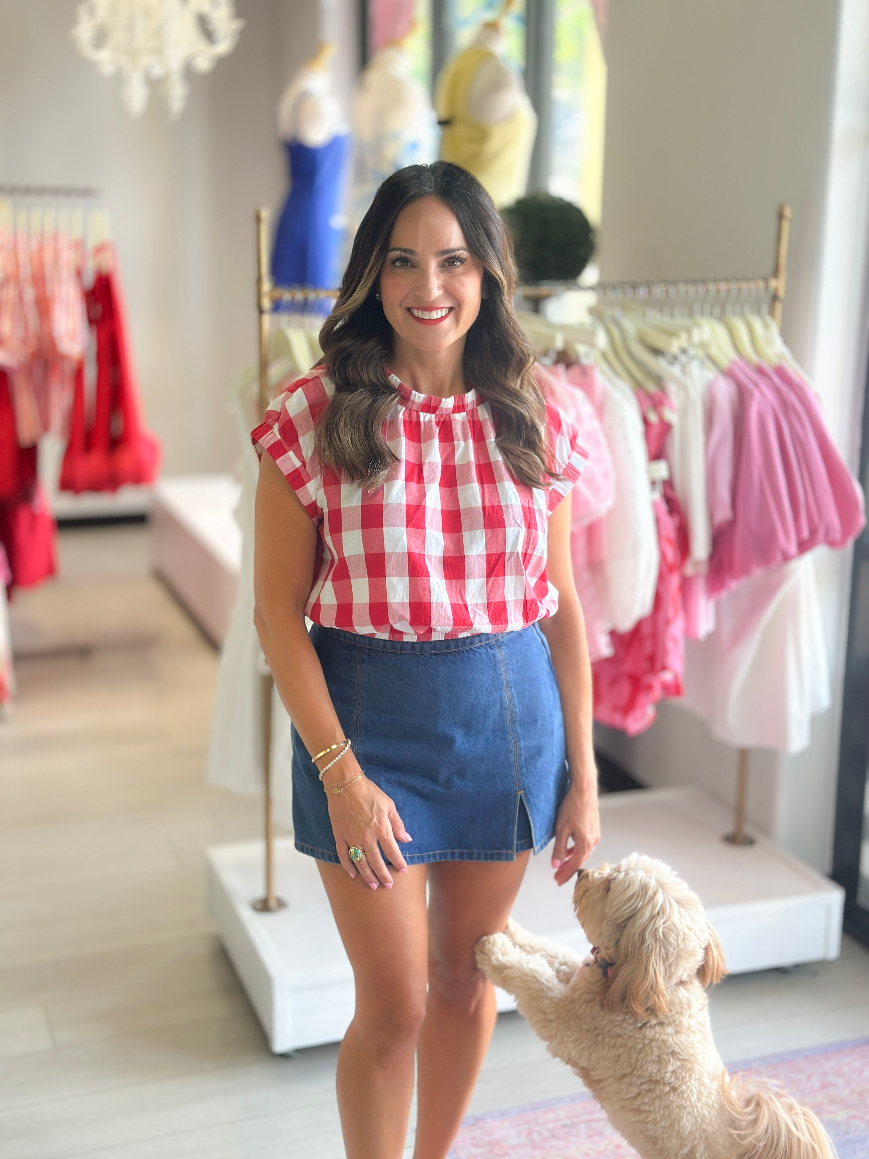 Classic Gingham Top