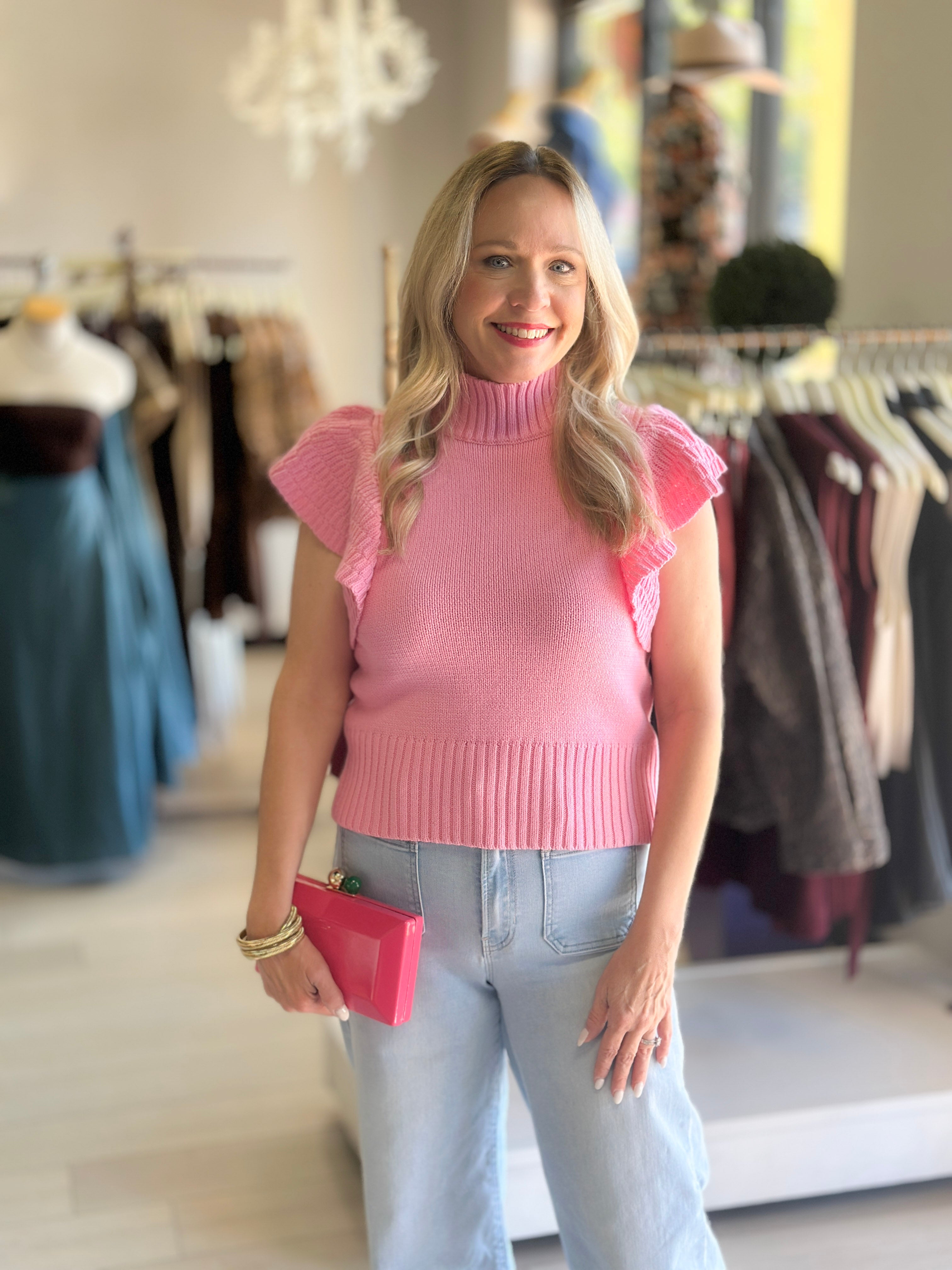 Diantha Ruffled Sweater