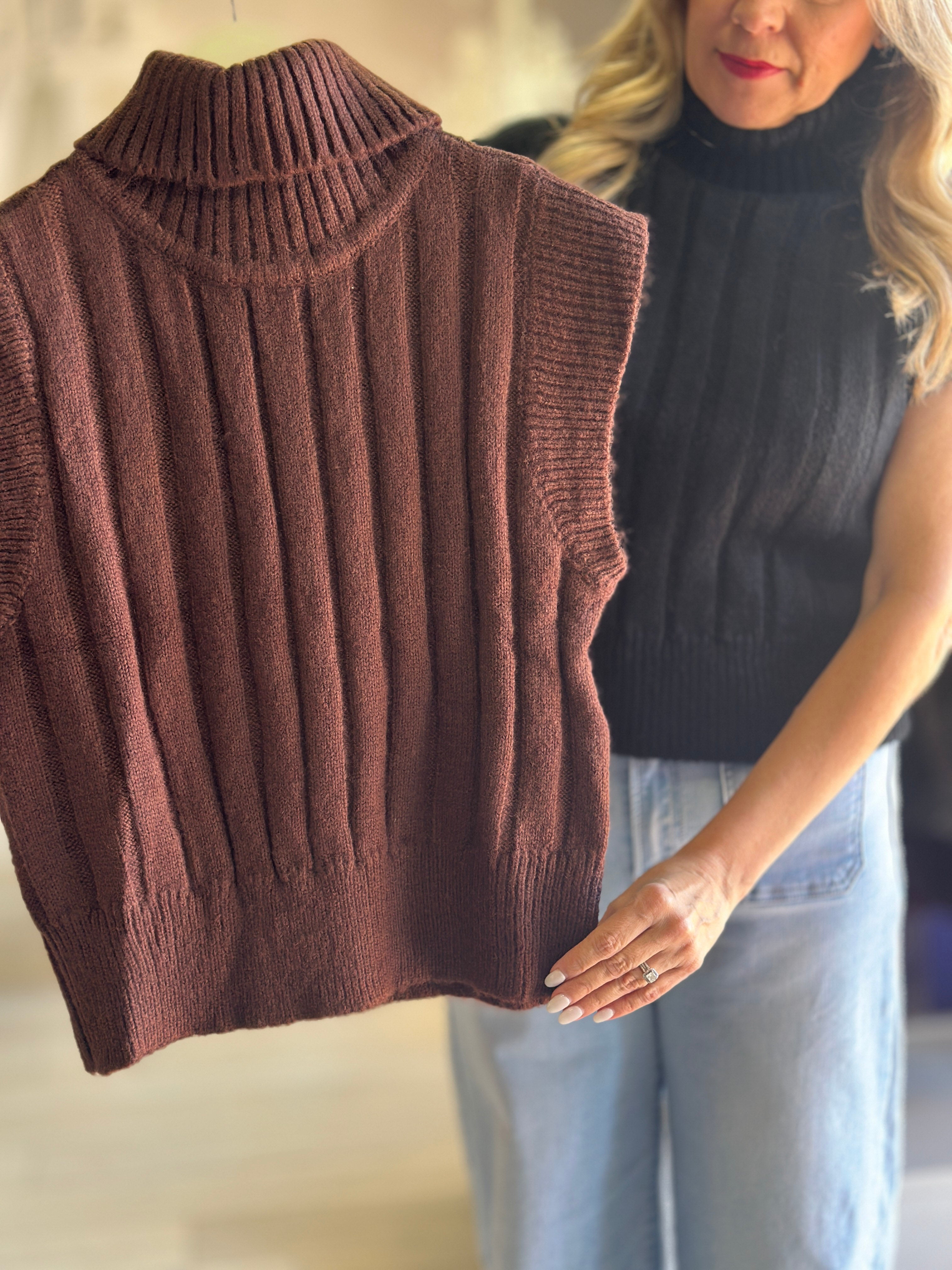 Anaya Ribbed Sweater- 2 Colors