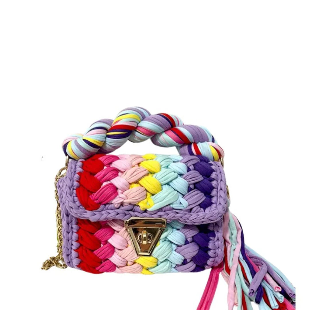 Montego Woven Bag Rainbow