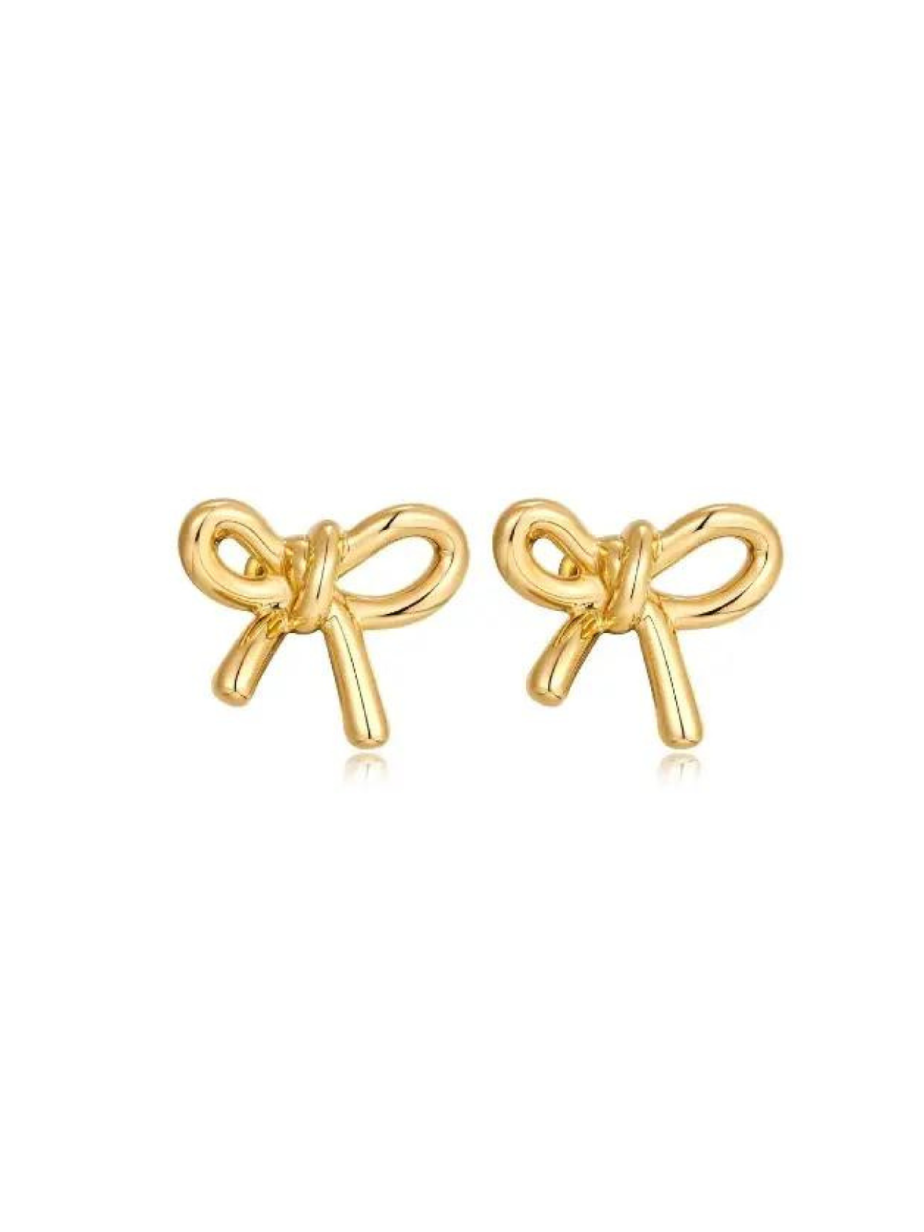 Knotted Bow Earrings