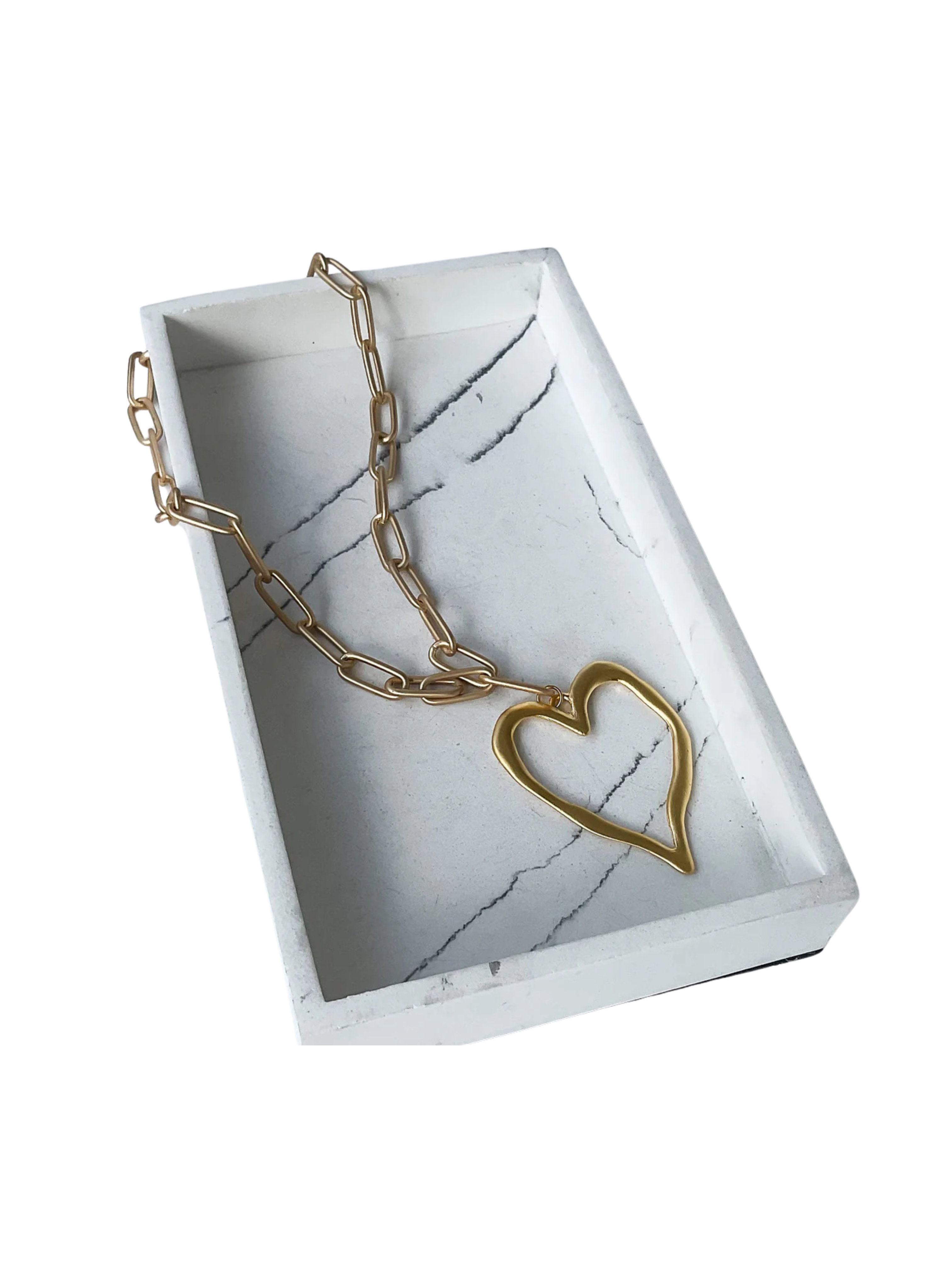 Paperclip Heart Necklace