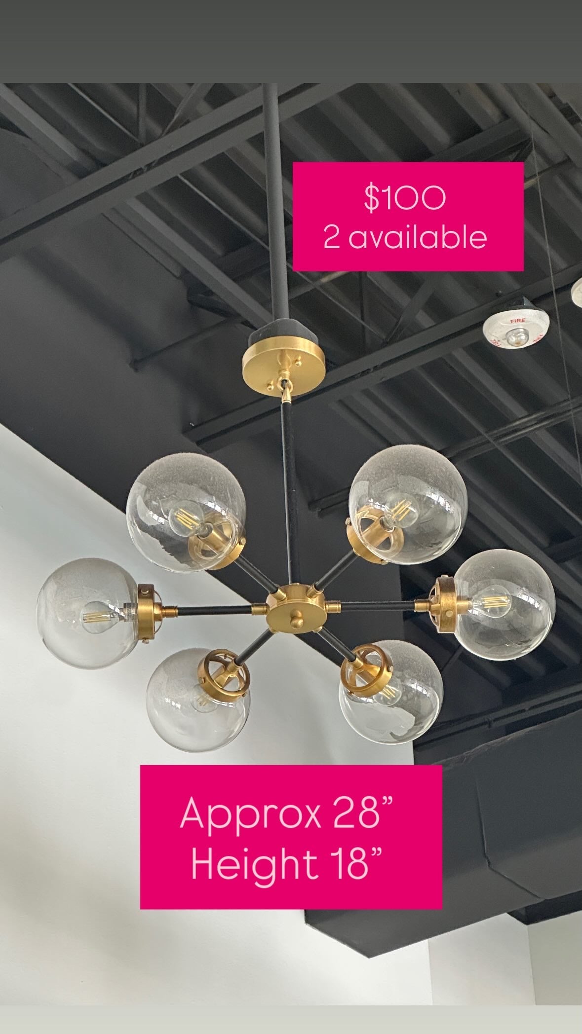 Light Fixtures (2 available)