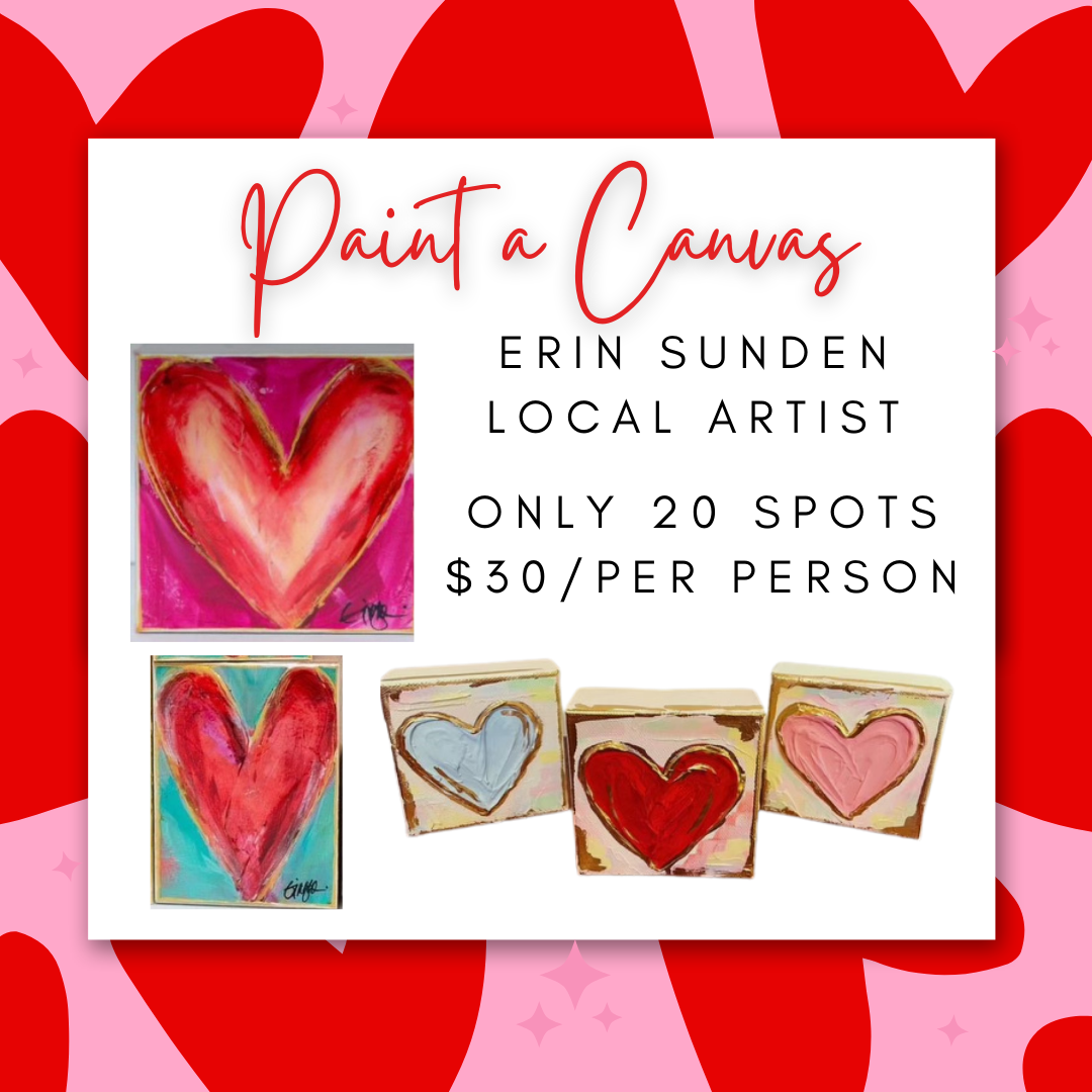 Heart Canvas -Galentine's Event