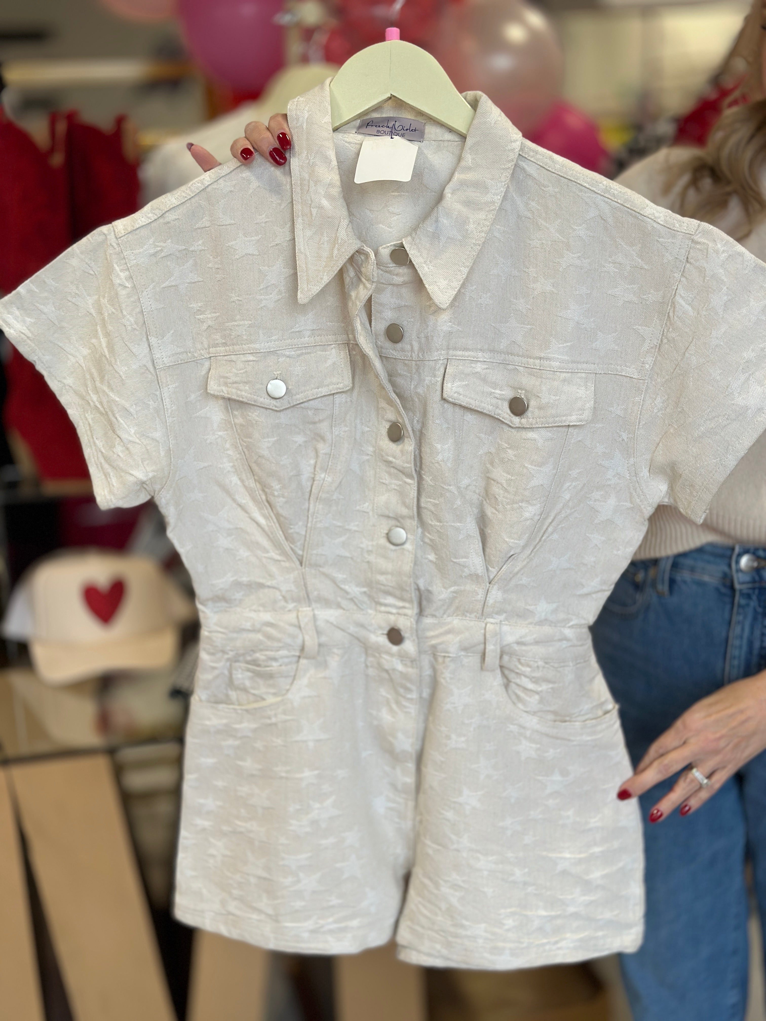 Dazzle Me Star Romper