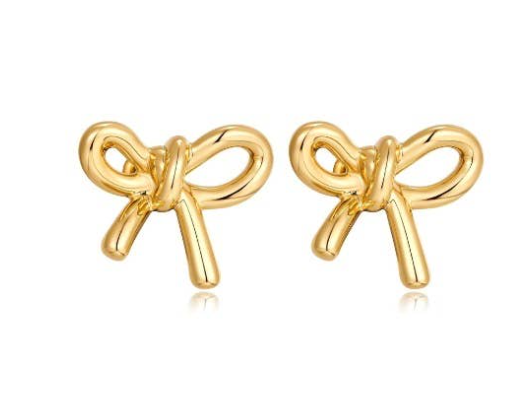 Knotted Bow Earrings