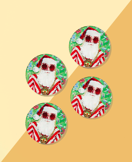 Santa Coasters