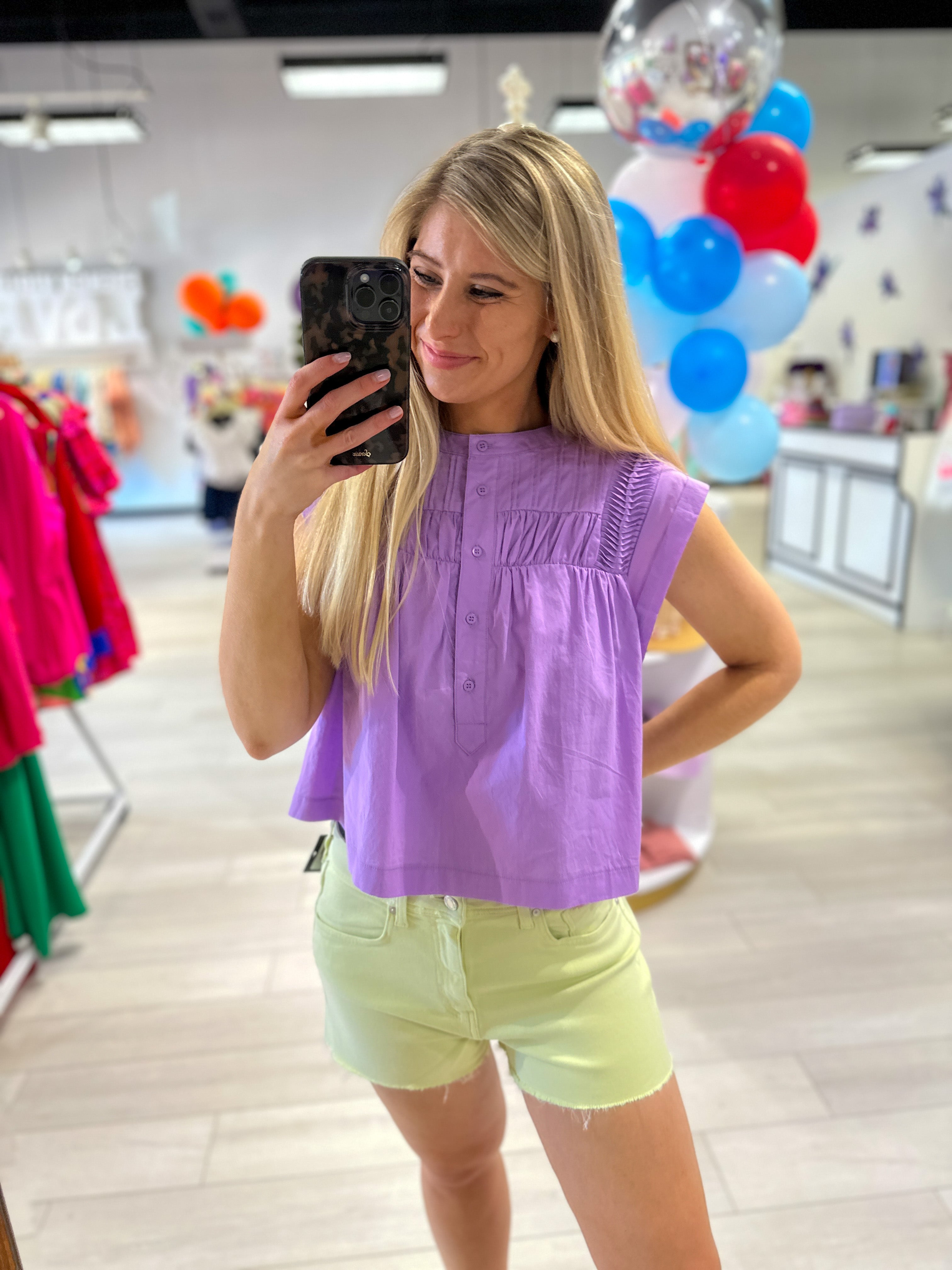 Sweet One Lavender Top