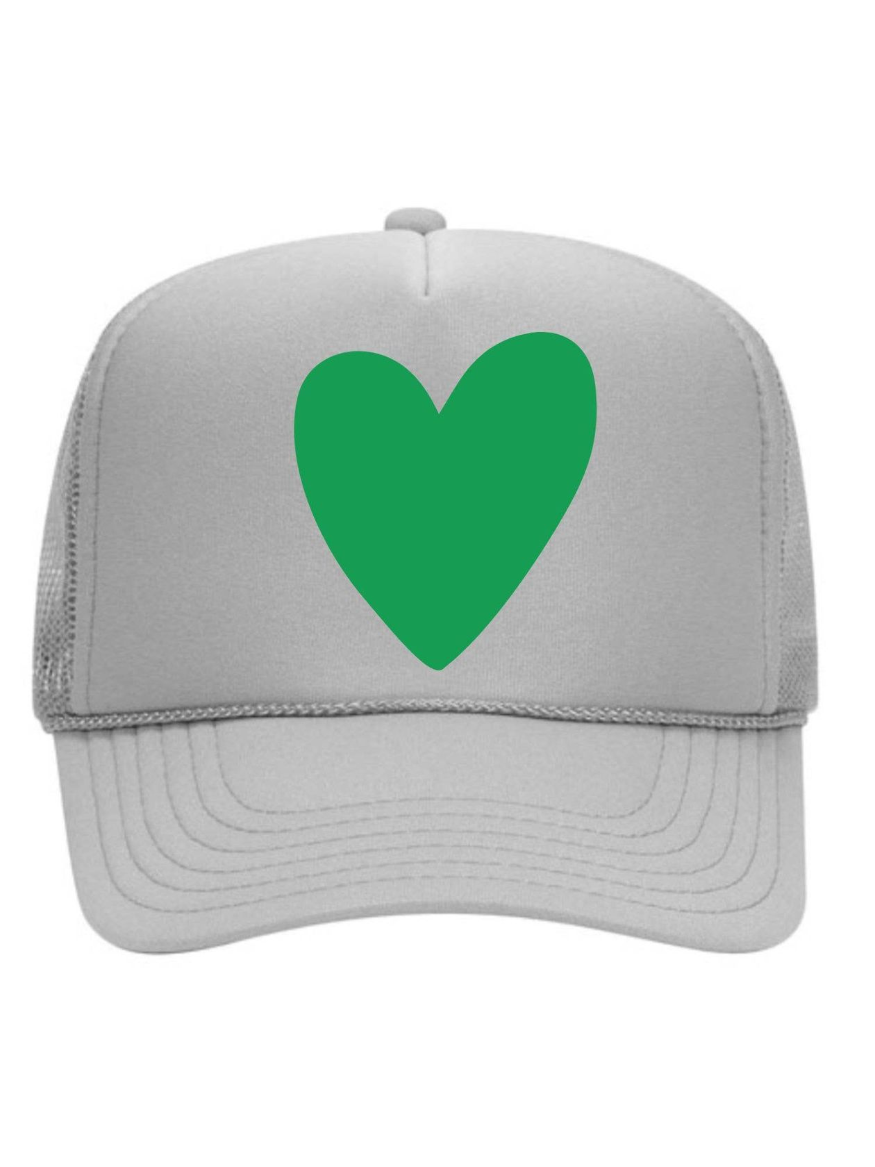 Green Heart Lucky Hat