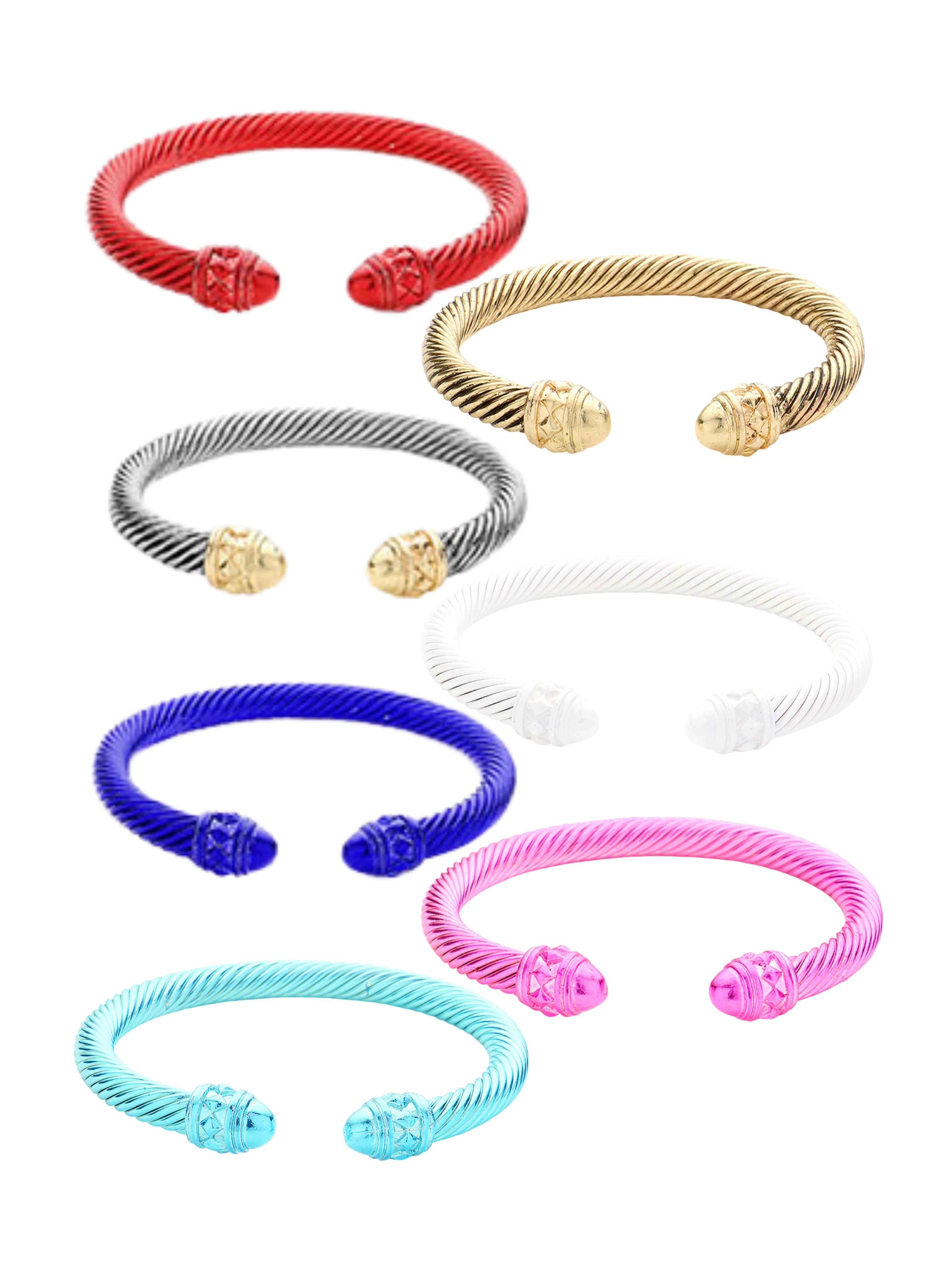 Colored Cuff Bracelets
