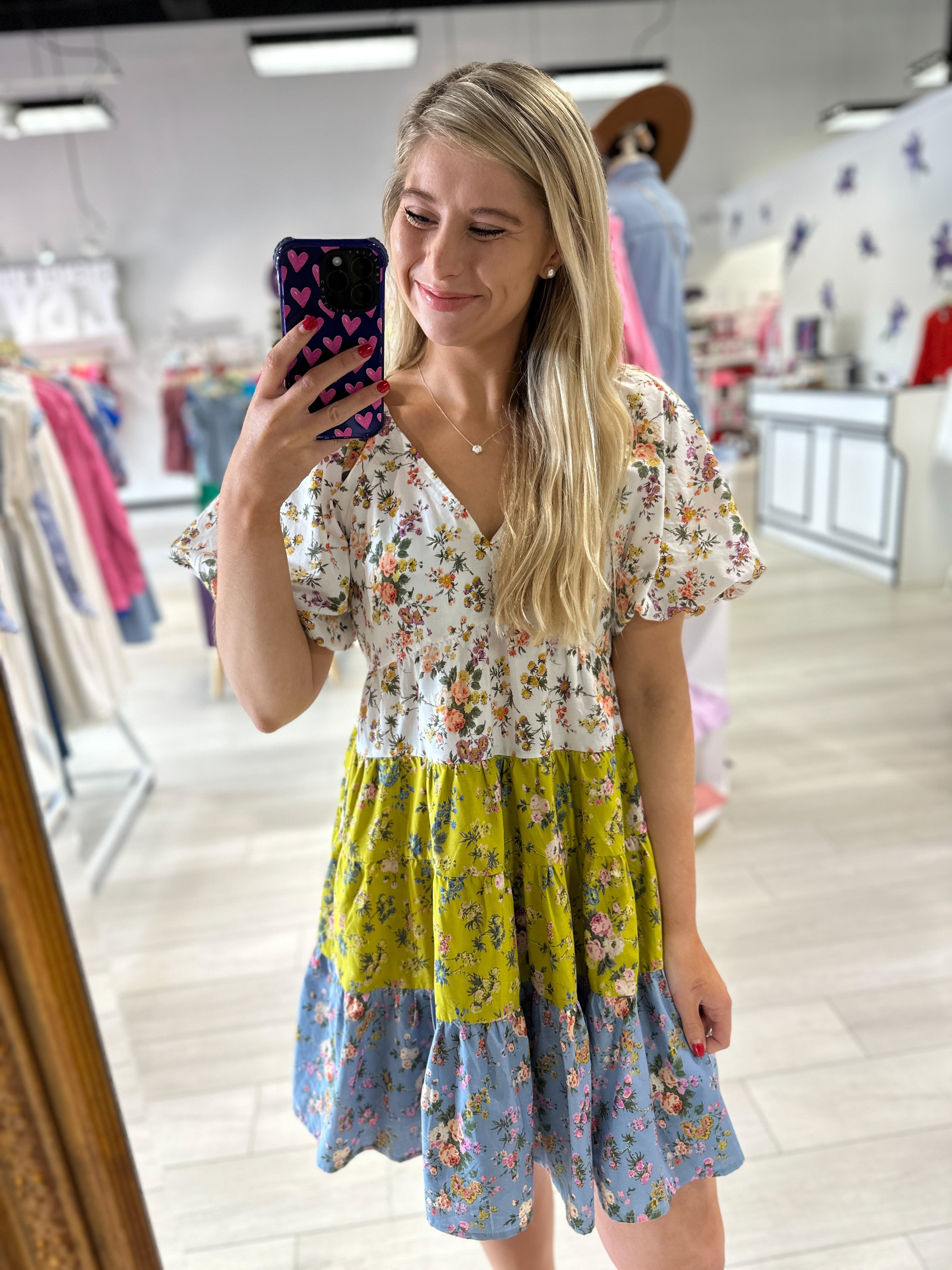 Floral Fantasy Mini Dress